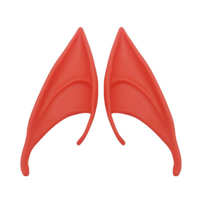 Oreilles d'elfe en latex pour déguisement de fête
