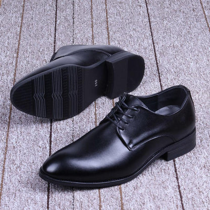 Men Casual Business Leather Shoes with Pointed Toe
