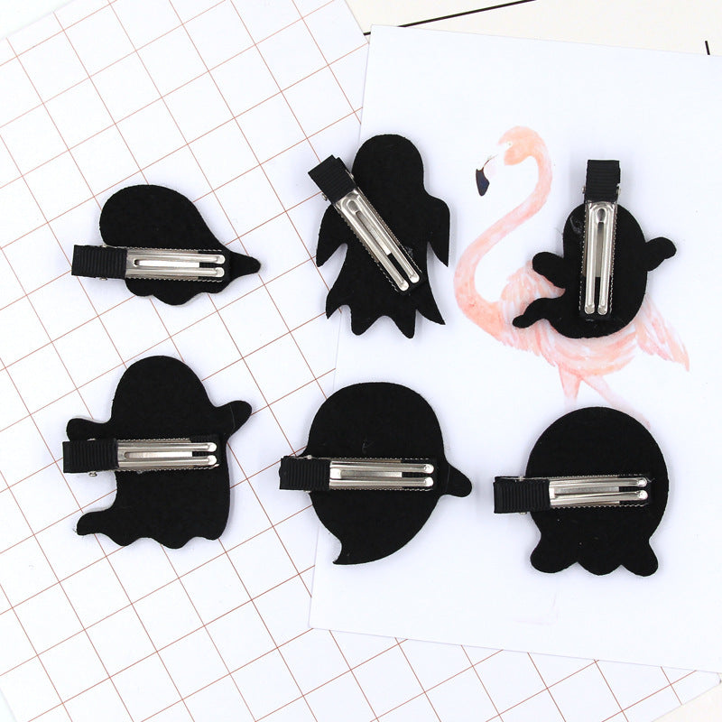 Accessoires pour cheveux en épingle à cheveux fantôme d'Halloween pour enfants