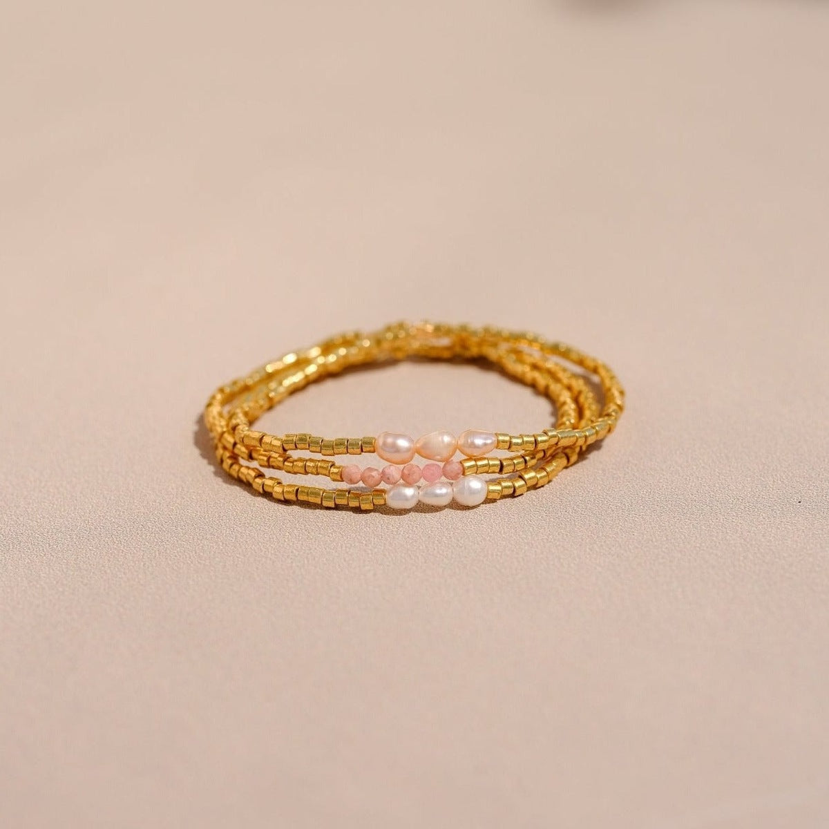 Women Fashion Hand Woven Freshwater Pearl Bracelet