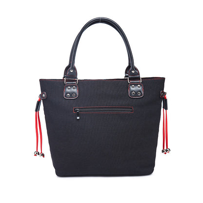 Bolso de mano con calavera y rosas para mujer, diseño de Halloween
