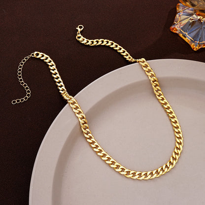 Conjunto de collar y pulsera sencillos de moda para mujer