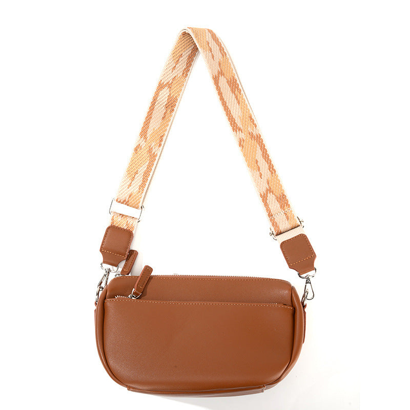 Women Casual Fashion Saddle Bag in PU Leather