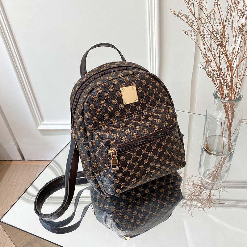 Women Fashion Mini Backpack in PU Material