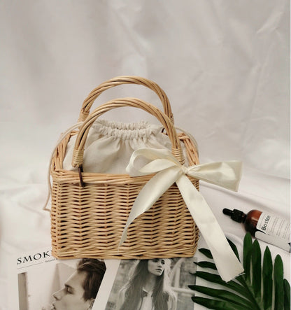 Bohemian Vacation Straw Woven Handbags