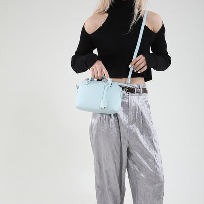 Fashion Solid Color Women Commuter Shoulder Bag