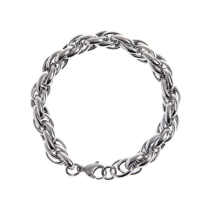 Men'S Fashion Hip-Hop Titanium Steel Bracelet