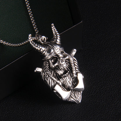 Collar unisex de Halloween con diseño de calavera y garra estilo punk hip hop