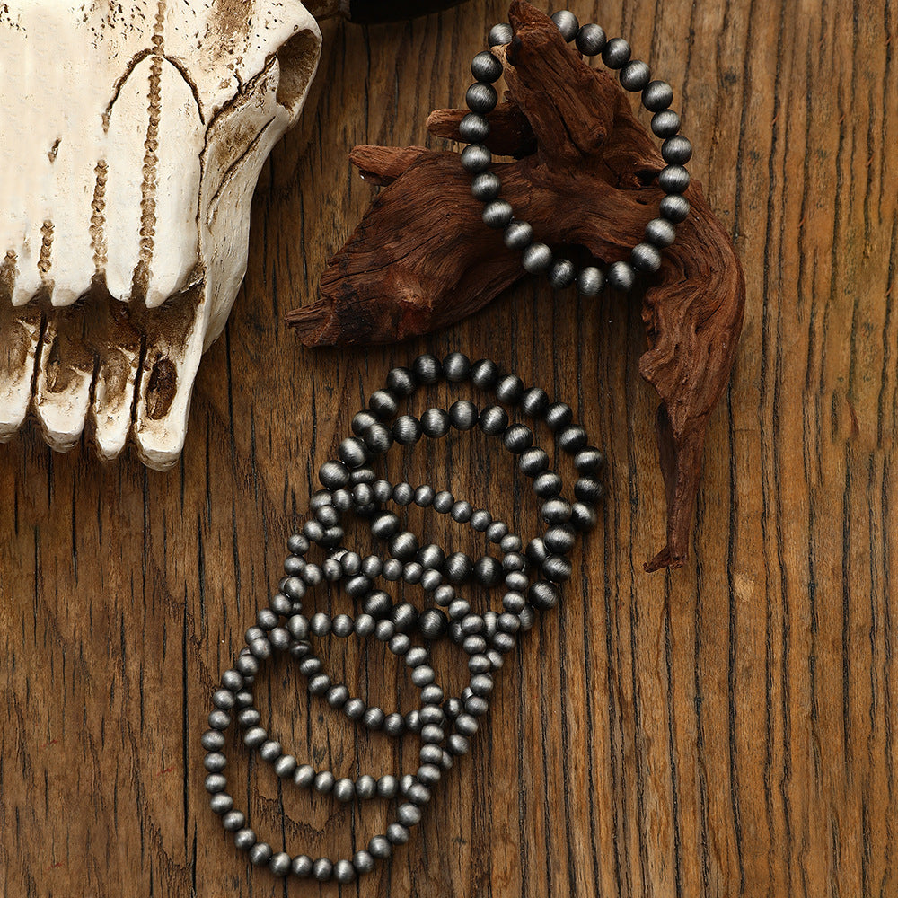 Conjunto de 6 pulseras de cuentas vintage bohemias