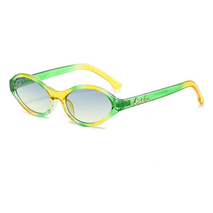 Gafas de sol ovaladas con montura pequeña personalizadas retro