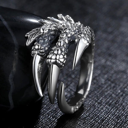 Fashion Halloween Women Vintage Eagle Claw Ring