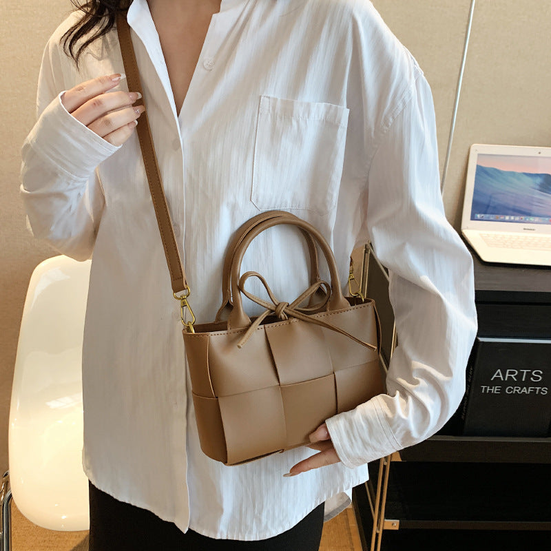 Spring Woven Large Capacity Women Tote Bag