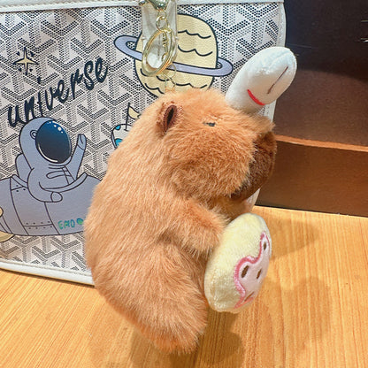 Adorable llavero de peluche con colgante para bolso y personajes coloridos