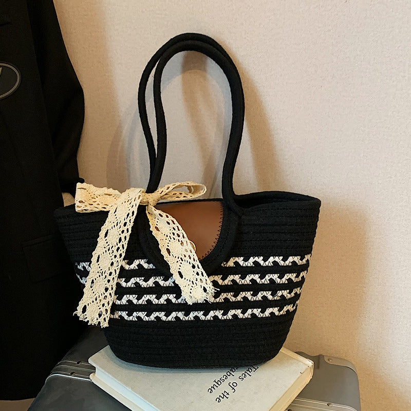 Women Summer Beach Large Capacity Woven Tote Bag