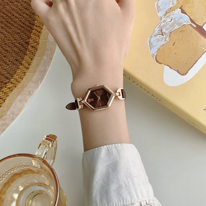 Women Fashion Casual Small Dial Quartz Watch