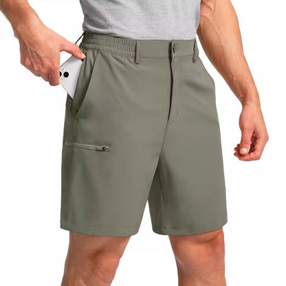 Pantalones cortos casuales rectos y sueltos de verano para hombre