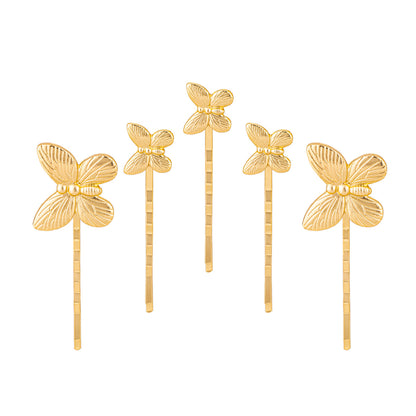Pince papillon tendance en alliage de zinc