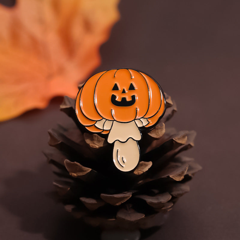 Gothic Cartoon Halloween Plant Alloy Brooch Unique Design