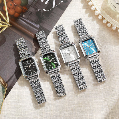 Women Fashion Casual Simple Square Quartz Watch