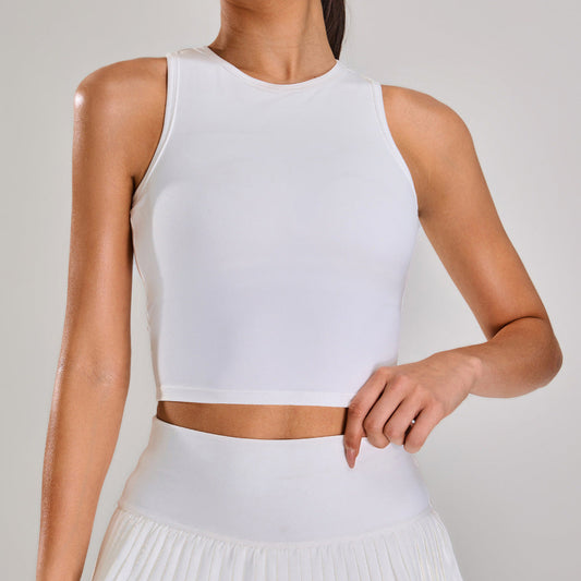 Women's Solid Color Sleeveless Yoga Tanks
