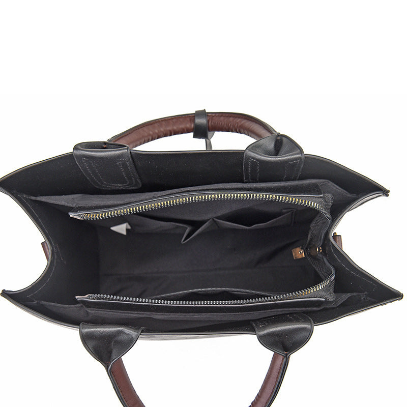 Women Large Capacity Tote Bag in PU Leather