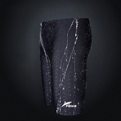 Bóxer informal de imitación de piel de tiburón para hombre