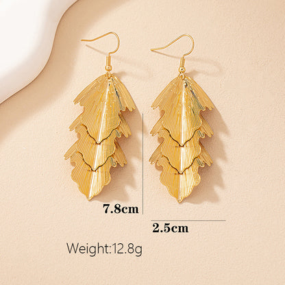 Fashion Metal Earrings Alloy Geometric Style Jewelry