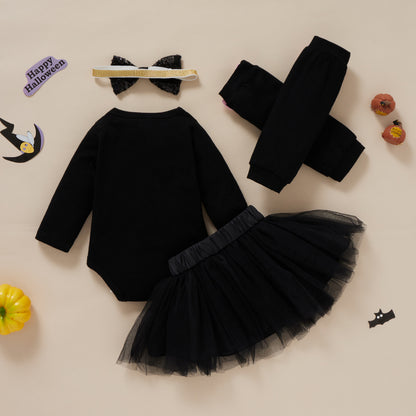 Baby Girls Halloween Clothing Set Cotton Polyester Design