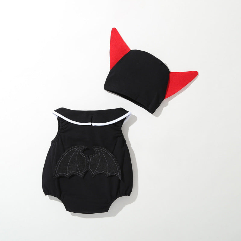 Conjunto de mameluco de algodón para otoño e invierno para niños y niñas