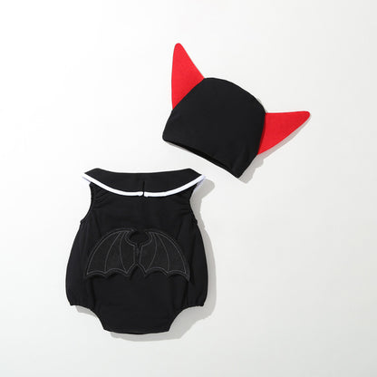 Conjunto de mameluco de algodón para otoño e invierno para niños y niñas