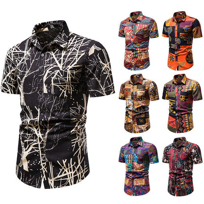Camisa informal de verano para hombre para vacaciones en la playa