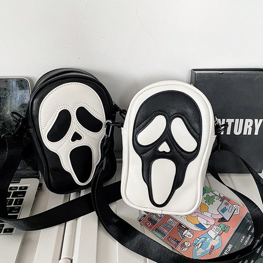 Gothic Women Fashion Funny Ghost Skull Messenger Bag
