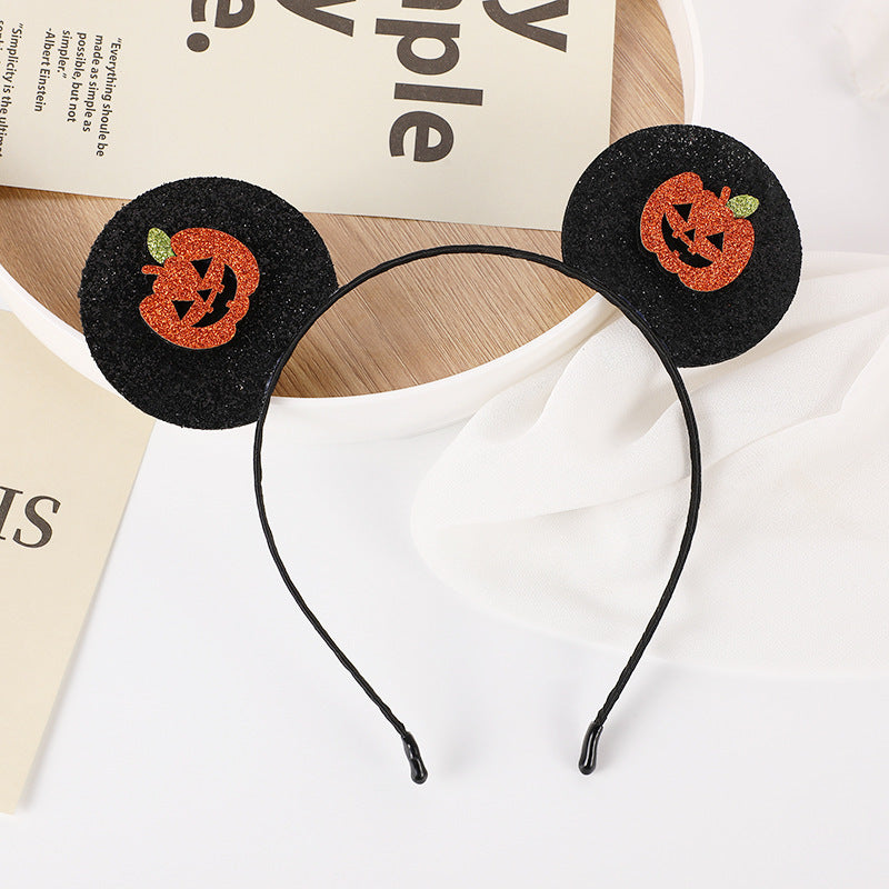 Bandeau de crâne effrayant pour Halloween, décoration de festival fantôme