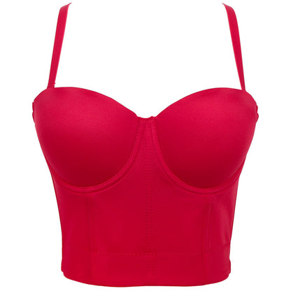 Women Fashion Solid Color Sling Corset