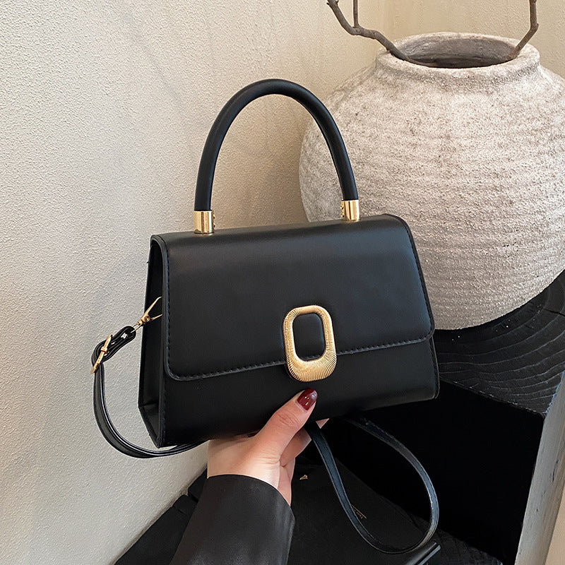 Women's Simple Retro Flip Handbag