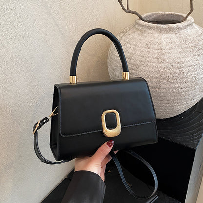Women's Simple Retro Flip Handbag