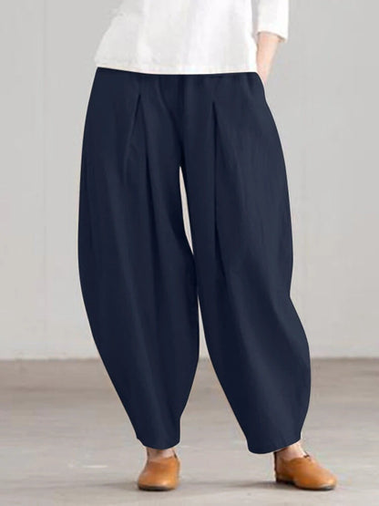 Women'S Fashion Casual Cotton Linen Harem Pants