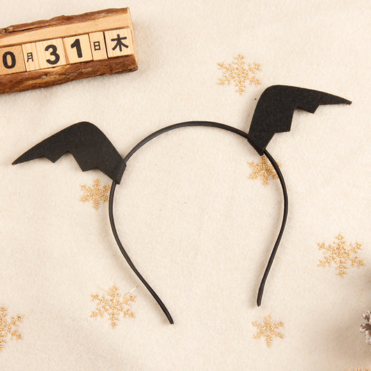 Horquilla para el pelo con diseño de murciélago de dibujos animados para niños de Halloween