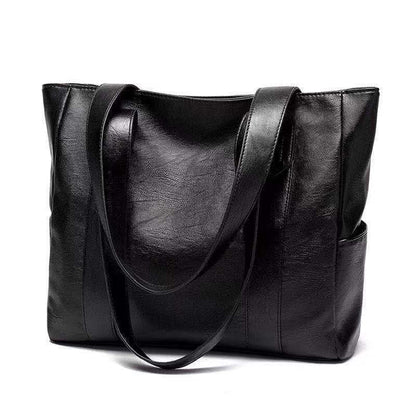 Women Large Capacity Tote Bag in Soft PU Material