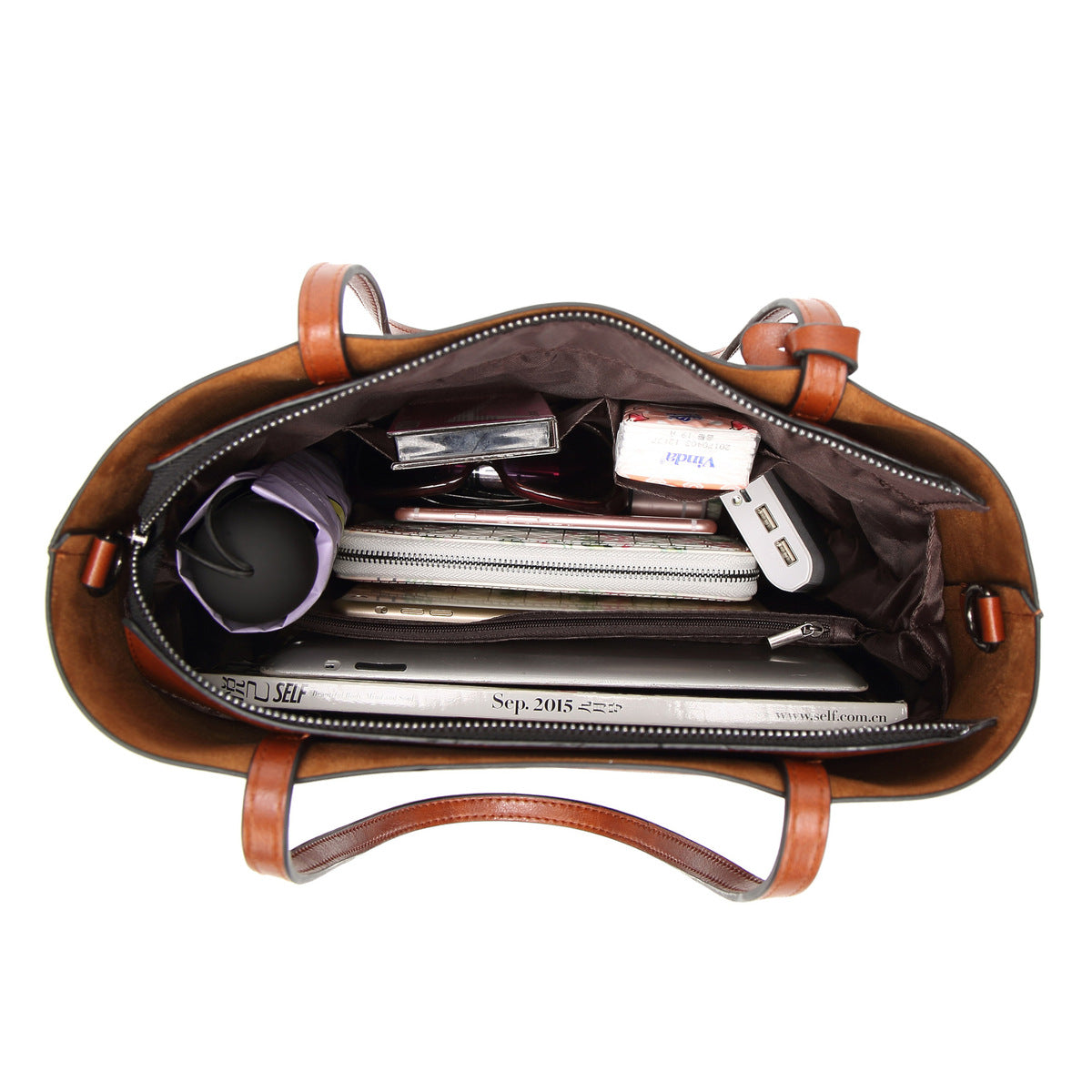 Women Pu Leather Bag Fashion Tote Bag