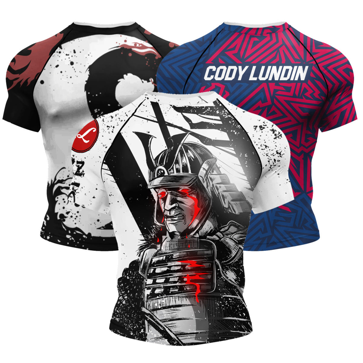 Camiseta de manga corta con estampado digital 3D de Halloween para hombre