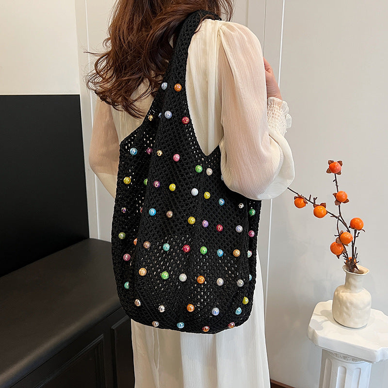 Summer Vacation Women Mori Style Woven Bag