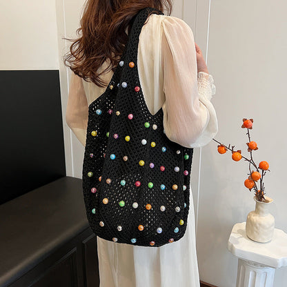 Summer Vacation Women Mori Style Woven Bag