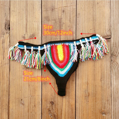 Handmade Crochet Bikini Swimsuit Women Summer Vacation