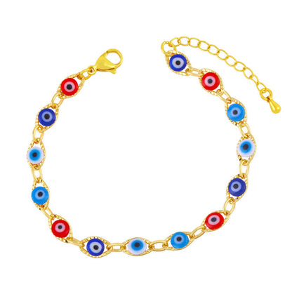 Pulsera creativa de ojo de diablo para mujer
