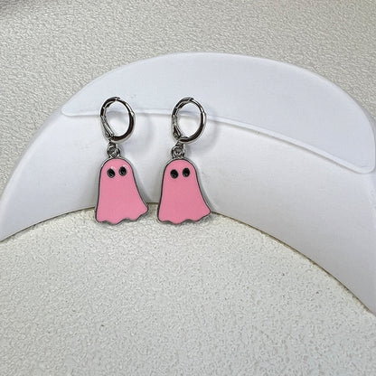 Women Fashion Cute Halloween Walking Ghost Earrings