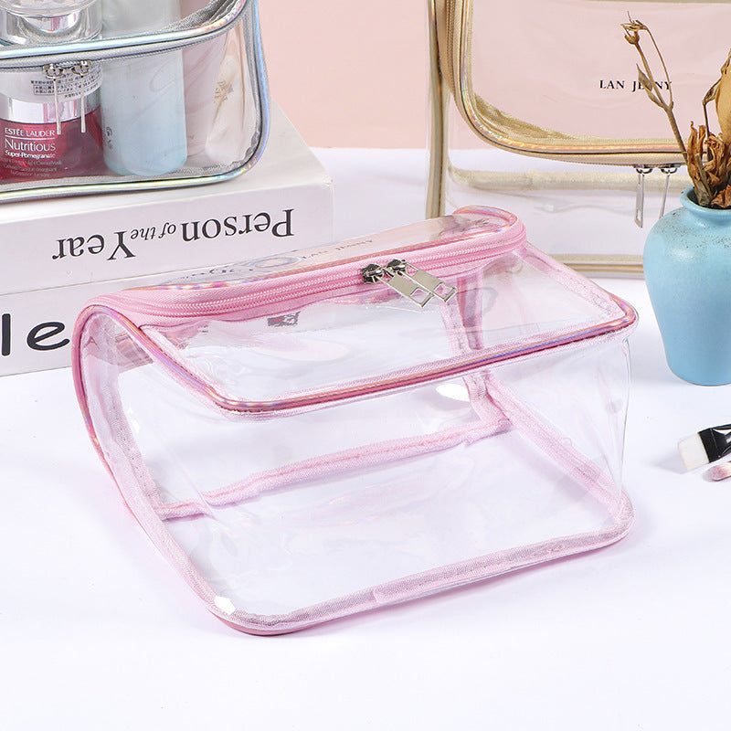 PVC Transparent Cosmetic Bag Simple Waterproof Travel