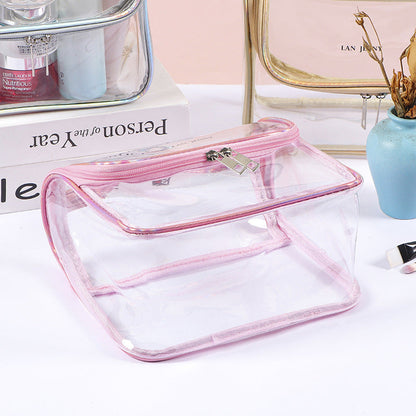 PVC Transparent Cosmetic Bag Simple Waterproof Travel
