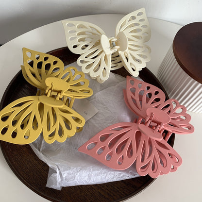 Women Fashion Oversized Double Layer Hollow-Out Butterfly Hair Clip
