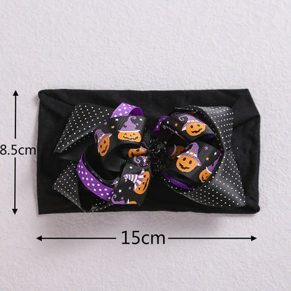 Children Kids Baby Halloween Cartoon Pumpkin Headband